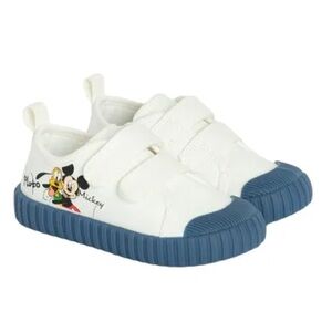 Disney Micky Baby toddler shoes Kids White and Blue Shoes size 5